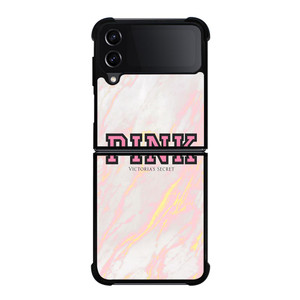 VICTORIA'S SECRET PINK MARBLE Samsung Galaxy Z FLip4 5G Case Cover