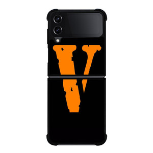 VLONE BLACK LOGO Samsung Galaxy Z FLip4 5G Case Cover