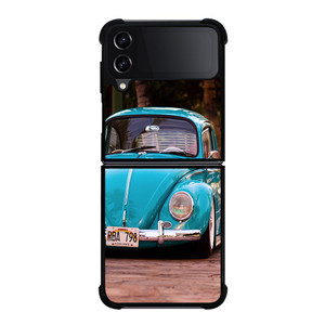 VW VOLKSWAGEN CYAN CAR Samsung Galaxy Z FLip4 5G Case Cover VW VOLKSWAGEN CYAN CAR Samsung Galaxy Z FLip4 5G Case Cover