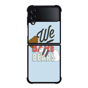 WE BARE BEARS CARTOON LOGO Samsung Galaxy Z FLip4 5G Case Cover