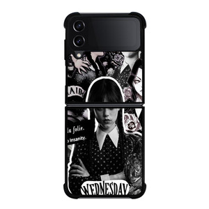WEDNESDAY ADDAMS MOVIES COLLAGE Samsung Galaxy Z FLip4 5G Case Cover WEDNESDAY ADDAMS MOVIES COLLAGE Samsung Galaxy Z FLip4 5G Case Cover