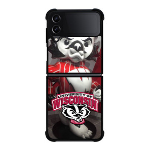 WISCONSIN BADGER MASCOT Samsung Galaxy Z FLip4 5G Case Cover