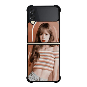 LALISA BLACKPINK PASTEL Samsung Galaxy Z FLip 3 5G Case Cover LALISA BLACKPINK PASTEL Samsung Galaxy Z FLip 3 5G Case Cover