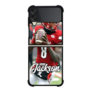 LAMAR JACKSON LOUISVILLE NFL Samsung Galaxy Z FLip 3 5G Case Cover