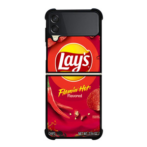 LAYS CHIPS FLAMIN HOT FLAVORED Samsung Galaxy Z FLip 3 5G Case Cover LAYS CHIPS FLAMIN HOT FLAVORED Samsung Galaxy Z FLip 3 5G Case Cover