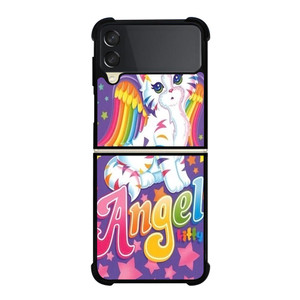 LISA FRANK ANGEL KITTY Samsung Galaxy Z FLip 3 5G Case Cover LISA FRANK ANGEL KITTY Samsung Galaxy Z FLip 3 5G Case Cover