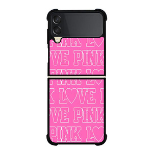 LOVE PINK VICTORIA SECRET Samsung Galaxy Z FLip 3 5G Case Cover LOVE PINK VICTORIA SECRET Samsung Galaxy Z FLip 3 5G Case Cover