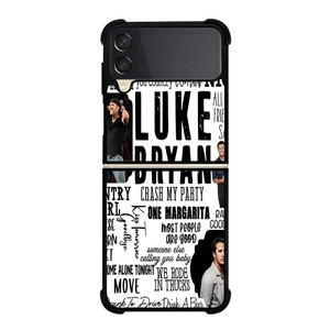 LUKE BRYAN QUOATE COLLAGE Samsung Galaxy Z FLip 3 5G Case Cover