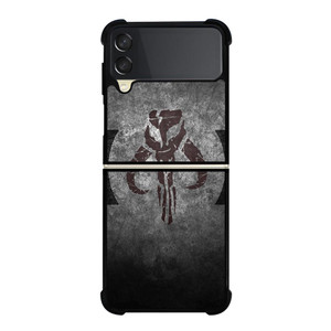 MANDALORIAN STAR WARS HEAD EMBLEM Samsung Galaxy Z FLip 3 5G Case Cover MANDALORIAN STAR WARS HEAD EMBLEM Samsung Galaxy Z FLip 3 5G Case Cover