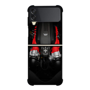 MASERATI V8 ENGINE Samsung Galaxy Z FLip 3 5G Case Cover MASERATI V8 ENGINE Samsung Galaxy Z FLip 3 5G Case Cover