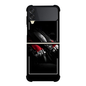 MASERATI V8 FRAME Samsung Galaxy Z FLip 3 5G Case Cover MASERATI V8 FRAME Samsung Galaxy Z FLip 3 5G Case Cover