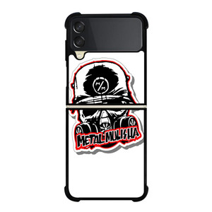 METAL MULISHA WHITE LOGO Samsung Galaxy Z FLip 3 5G Case Cover