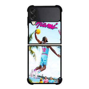 MIAMI HEAT DWYANE WADE DUNK Samsung Galaxy Z FLip 3 5G Case Cover