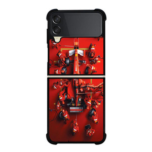MICHAEL SCHUMACHER PIT STOP Samsung Galaxy Z FLip 3 5G Case Cover MICHAEL SCHUMACHER PIT STOP Samsung Galaxy Z FLip 3 5G Case Cover