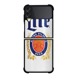 MILLER LITE BEER Samsung Galaxy Z FLip 3 5G Case Cover MILLER LITE BEER Samsung Galaxy Z FLip 3 5G Case Cover