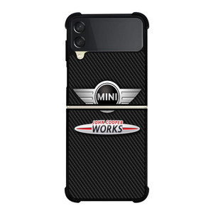 MINI JOHN COOPER WORKS CARBON Samsung Galaxy Z FLip 3 5G Case Cover MINI JOHN COOPER WORKS CARBON Samsung Galaxy Z FLip 3 5G Case Cover