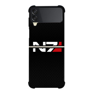 N7 MASS EFFECT METAL LOGO Samsung Galaxy Z FLip 3 5G Case Cover