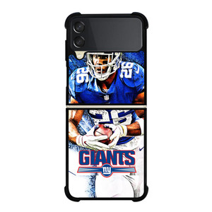 NEW YORK GIANTS NY SAQUON BARKLEY NFL Samsung Galaxy Z FLip 3 5G Case Cover