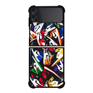 NIKE AIR JORDAN SNEAKERS COLLAGE Samsung Galaxy Z FLip 3 5G Case Cover
