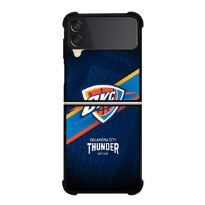 OKLAHOMA CITY THUNDER NBA SYMBOL Samsung Galaxy Z FLip 3 5G Case Cover