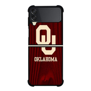 OKLAHOMA SOONERS WOODEN LOGO Samsung Galaxy Z FLip 3 5G Case Cover OKLAHOMA SOONERS WOODEN LOGO Samsung Galaxy Z FLip 3 5G Case Cover