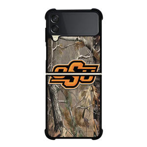 OKLAHOMA STATE UNIVERSITY CAMO LEAF Samsung Galaxy Z FLip 3 5G Case Cover OKLAHOMA STATE UNIVERSITY CAMO LEAF Samsung Galaxy Z FLip 3 5G Case Cover