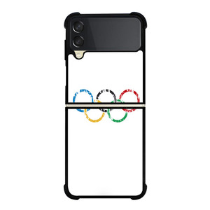 OLYMPIC RINGS LOGO BRUSHED Samsung Galaxy Z FLip 3 5G Case Cover