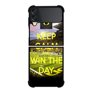 OREGON DUCKS WIN THE DAY Samsung Galaxy Z FLip 3 5G Case Cover