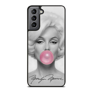 MARILYN MONROE PINK BUBBLEGUM ART Samsung Galaxy S21 Plus Case