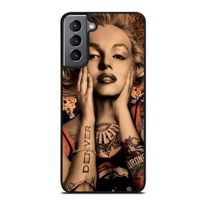 MARILYN MONROE TATTOO FAN ART Samsung Galaxy S21 Plus Case