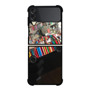 PAUL SMITH STRIPE CAR BOOK Samsung Galaxy Z FLip 3 5G Case Cover