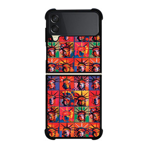 PETER MAX LIBERTY STATUE Samsung Galaxy Z FLip 3 5G Case Cover PETER MAX LIBERTY STATUE Samsung Galaxy Z FLip 3 5G Case Cover