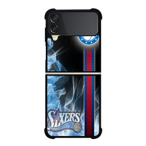 PHILADELPHIA 76ERS NBA FIRE Samsung Galaxy Z FLip 3 5G Case Cover