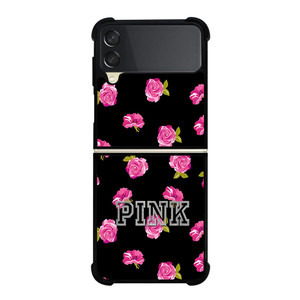 PINK VICTORIA SECRET ROSES Samsung Galaxy Z FLip 3 5G Case Cover