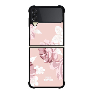 PINK VICTORIA'S SECRET FLOWER Samsung Galaxy Z FLip 3 5G Case Cover
