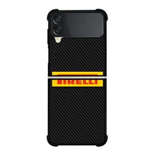 PIRELLI TIRE LOGO CARBOON Samsung Galaxy Z FLip 3 5G Case Cover PIRELLI TIRE LOGO CARBOON Samsung Galaxy Z FLip 3 5G Case Cover