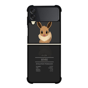POKEMON EEVEE ABILITY Samsung Galaxy Z FLip 3 5G Case Cover POKEMON EEVEE ABILITY Samsung Galaxy Z FLip 3 5G Case Cover