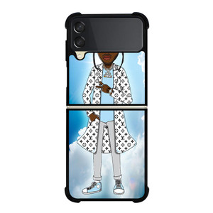 POP SMOKE RAPPER CARTOON Samsung Galaxy Z FLip 3 5G Case Cover POP SMOKE RAPPER CARTOON Samsung Galaxy Z FLip 3 5G Case Cover