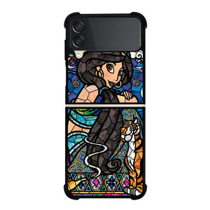 Princess Jasmine Aladdin Fairy Tale Stained Samsung Galaxy Z FLip 3 5G Case Cover Princess Jasmine Aladdin Fairy Tale Stained Samsung Galaxy Z FLip 3 5G Case Cover