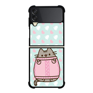 PUSHEEN THE CAT KAWAII Samsung Galaxy Z FLip 3 5G Case Cover PUSHEEN THE CAT KAWAII Samsung Galaxy Z FLip 3 5G Case Cover
