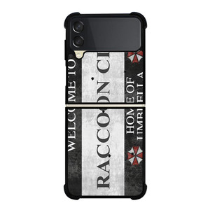 RACCOON CITY RESIDENT EVIL SIGN Samsung Galaxy Z FLip 3 5G Case Cover
