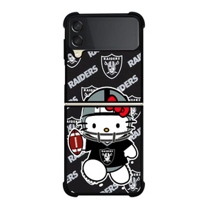 RAIDERS HELLO KITTY Samsung Galaxy Z FLip 3 5G Case Cover