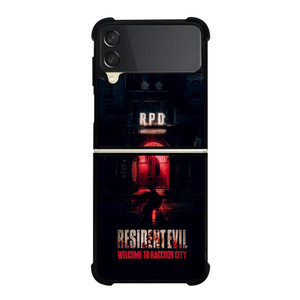 RESIDENT EVIL RACCOON CITY POLICE DEP Samsung Galaxy Z FLip 3 5G Case Cover