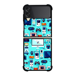 RETRO GAME FAMOUS CONSOL Samsung Galaxy Z FLip 3 5G Case Cover
