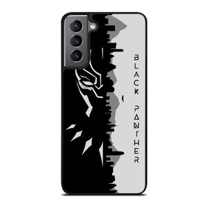 MARVEL BLACK PANTHER BLACK AND WHITE Samsung Galaxy S21 Plus Case
