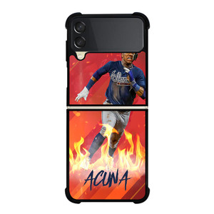 RONALD ACUNA JR ATLANTA BRAVES BASEBALL MLB Samsung Galaxy Z FLip 3 5G Case Cover