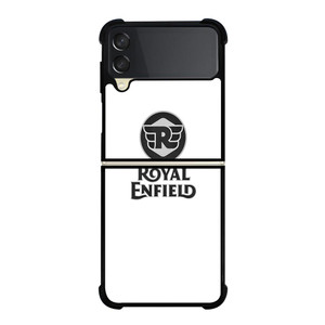 ROYAL ENFIELD WHITE LOGO Samsung Galaxy Z FLip 3 5G Case Cover ROYAL ENFIELD WHITE LOGO Samsung Galaxy Z FLip 3 5G Case Cover
