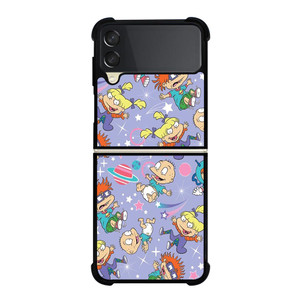 RUGRATS CARTOON COLLAGE Samsung Galaxy Z FLip 3 5G Case Cover RUGRATS CARTOON COLLAGE Samsung Galaxy Z FLip 3 5G Case Cover
