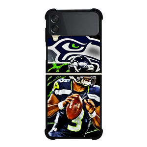 RUSSELL WILSON SEATTLE SEAHAWKS ART Samsung Galaxy Z FLip 3 5G Case Cover RUSSELL WILSON SEATTLE SEAHAWKS ART Samsung Galaxy Z FLip 3 5G Case Cover
