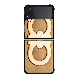 SALVATORE FERRAGAMO GOLD LOGO Samsung Galaxy Z FLip 3 5G Case Cover SALVATORE FERRAGAMO GOLD LOGO Samsung Galaxy Z FLip 3 5G Case Cover